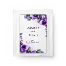 Vitória Roxa e Silver Floral