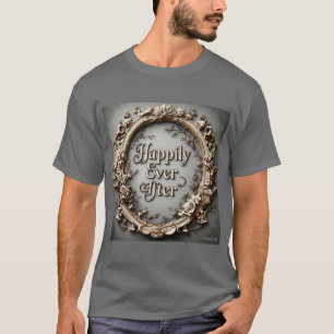 Vitoriano Floral Feliz Após Camisa Mens