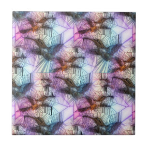 Vitral do pássaro do zumbido