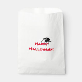 Viúva negra, sacola de favor de Halloween