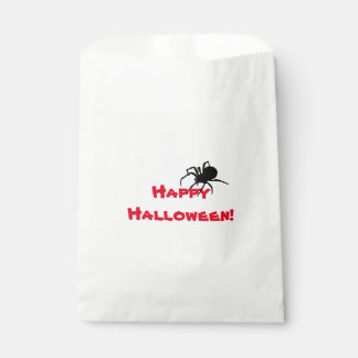 Viúva negra, sacola de favor de Halloween