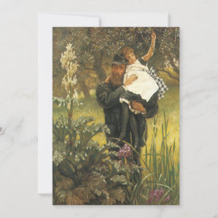 Viúvo por Tissot, Arte de Retrato Vitoriano Antigo