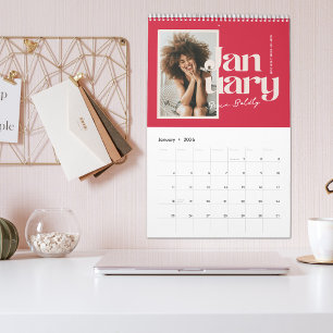 Viva com Audácia Calendário de Fotos Motivaciona