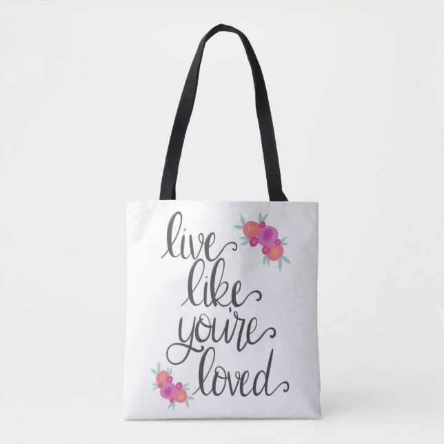 Viva como se fosse o Tote Bag (Frente)