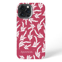Viva folhas magenta estojo Case-Mate para iPhone