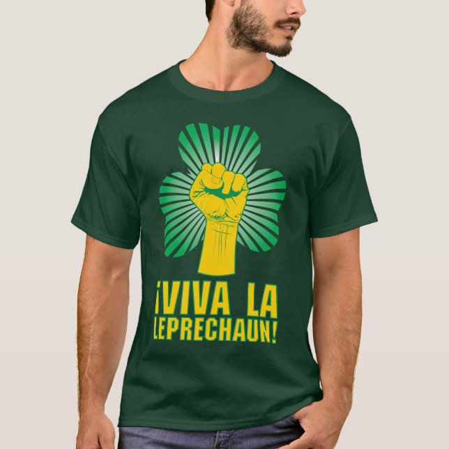 Viva La Leprechaun! Camiseta (Frente)