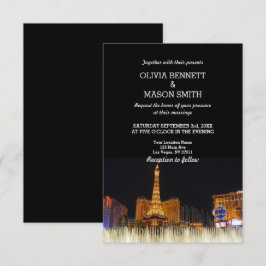 Viva Las Vegas Convite Para Casamento De Destino