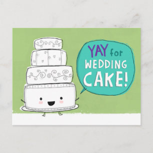 Viva o Bolo de Casamento! Anúncio Divertido de Cas