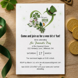 Viva o seu Irlandês! Convite para Festa do Dia de