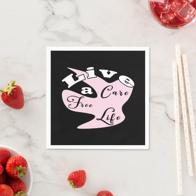 Viva os guardanapos de vida livres (Insitu)