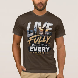 Viva Plenamente • Camiseta de Aventura em Montanha