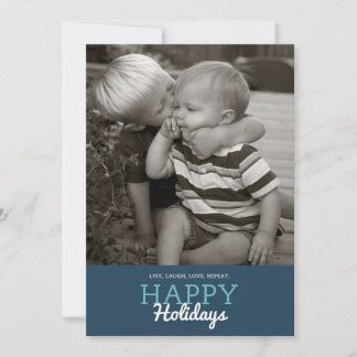 Viva, Ria, Amor, Repita. Cartão de Festividades | 