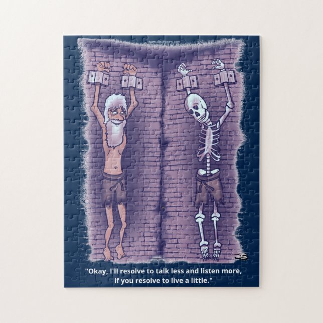 Viva Um Pequeno Quebra-cabeça Azul (Vertical)