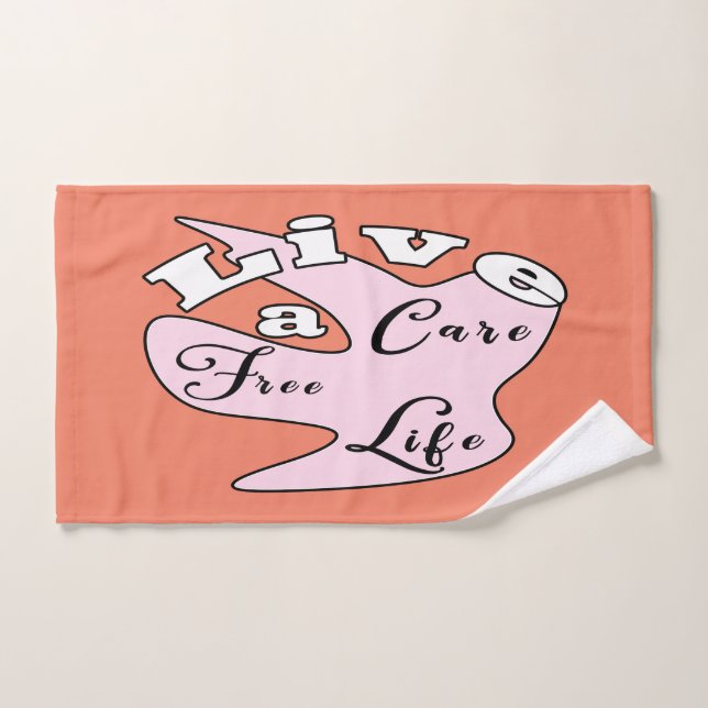 Viva uma toalha de mão sem cuidados (Toalha de mão)