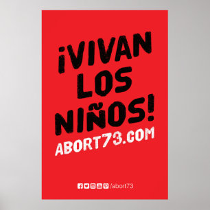Vivan los Niños! Poster (Abort73.com)