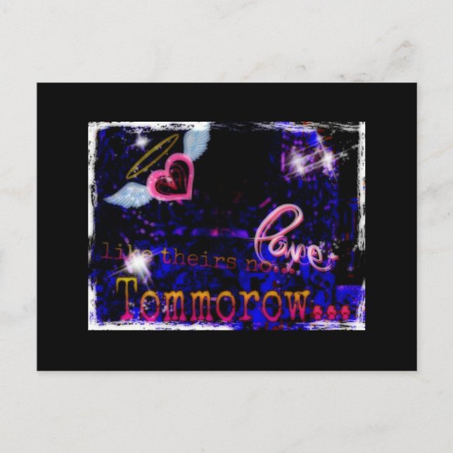 Vive como.... Cartão Postal (Frente)