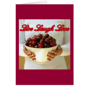 Vive o cartão do amor do riso