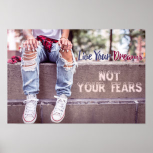 Vive seu poster inspirador dos sonhos