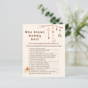 Viveiros Boho que conhece o melhor jogo de mamães.