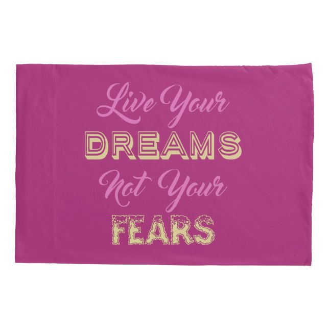 Vivem suas fronha de almofada feitas sob encomenda (Verso)