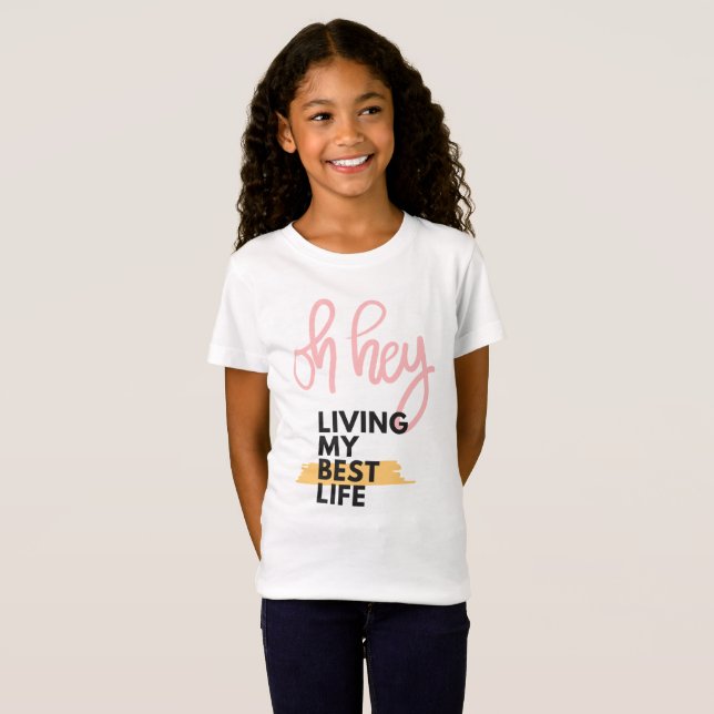 Vivendo minha melhor camiseta da vida (Frente Completa)