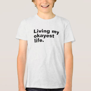 Vivendo minha vida mais ou menos. engraçado design