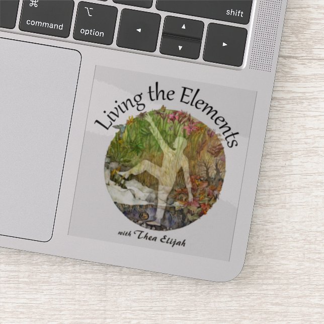 Vivendo o adesivo de elementos (Detalhe)