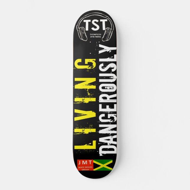 VIVENDO PERIGOSAMENTE SKATEBOARD JMT USA skate boa (Frente)