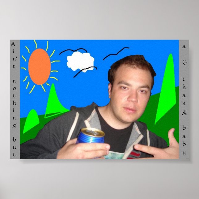 Vivendo um Poster grande (Frente)