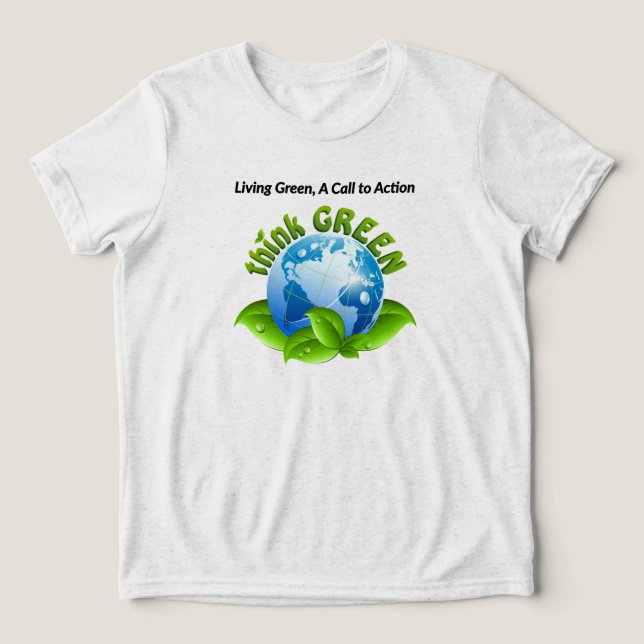"Vivendo Verde: Uma Chamada de Ação" amante ecofri (Design frontal)