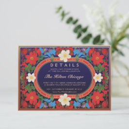 VIVIAN I : Cartão Pormenores de Casamento