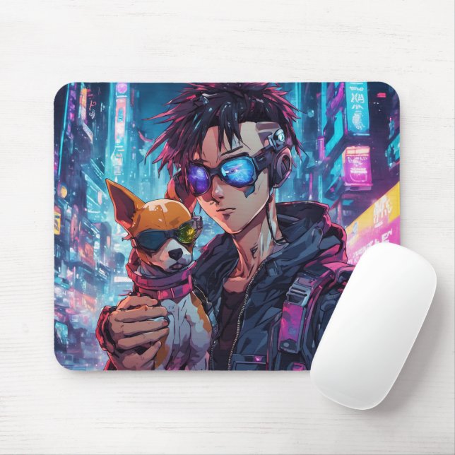 Vivid Colors Autism Mãe Mousepad (Com mouse)
