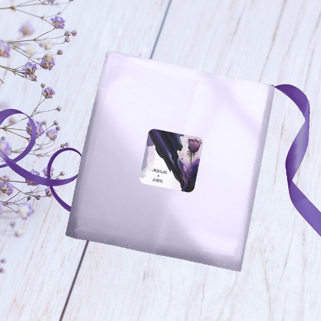 Vívido adesivos para casamentos de Rosa violeta (Criador carregado)