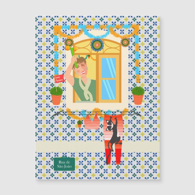 Vizinho da Festa Português do santo John Português (Frente)