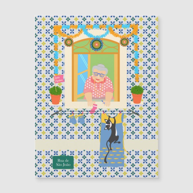 Vizinho da Festa Português do santo John Português (Frente)