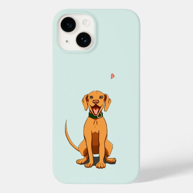 Vizsla Love Capa de telefone Simplística (Verso)