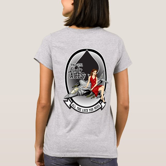 VMA 231 Versão 1 Muitos Estilos T Camisa (Verso)