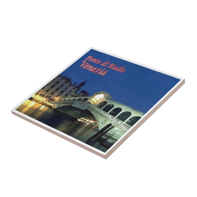 VNT025 VENICE, Ponte Rialto, Itália (Lateral)