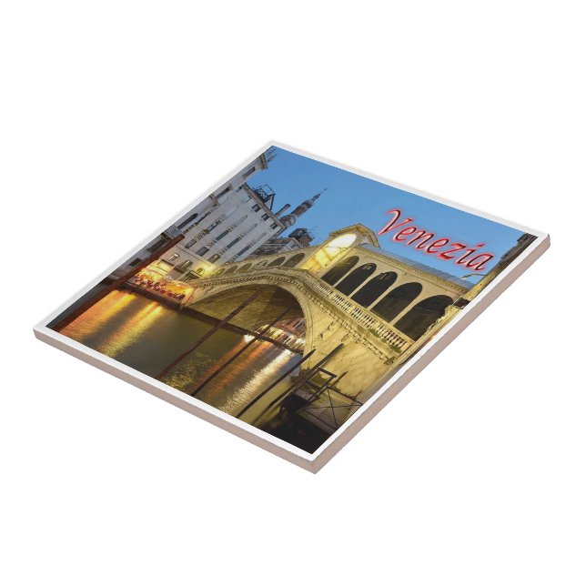 VNT028 VENICE, Ponte Rialto, Itália (Lateral)