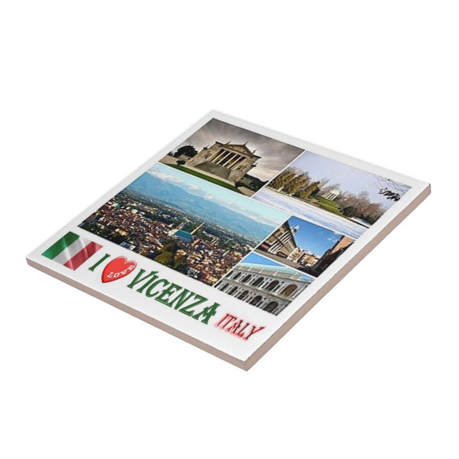 VNT080 VICENZA I Love, Mosaico, Itália (Lateral)