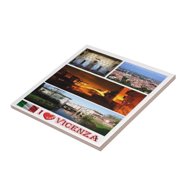 VNT081 VICENZA I Love, Mosaic, Itália (Lateral)