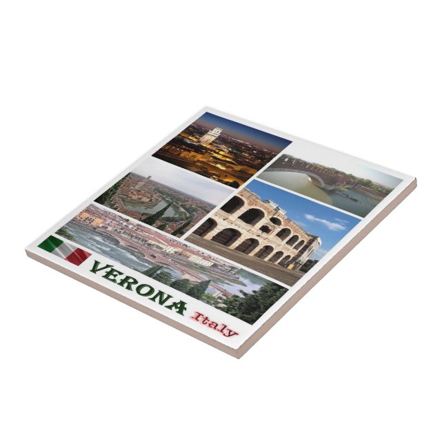 VNT088 VERONA, Mosaico, Verona, Itália (Lateral)