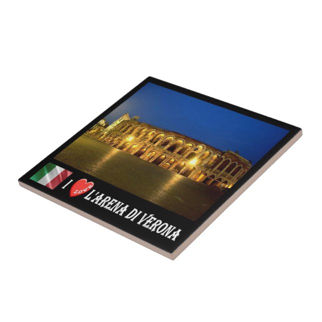 VNT094 VERONA, ARENA I Love, Verona, Itália, (Lateral)