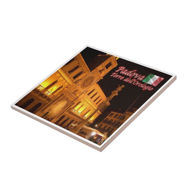 VNT107 PADOVA, Clock Tower, Veneto, Itália (Lateral)