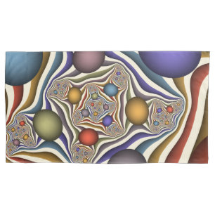 Voando acima, arte abstrata moderna colorida do
