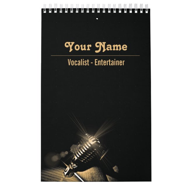 Vocalista - Calendário (Capa)