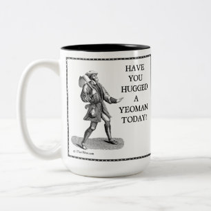 Você abraçou um Yeoman hoje? Caneca