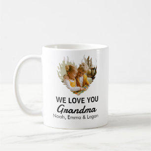 Você Ama Avó Coração Foto Caneca de Café