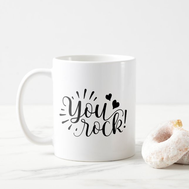 Você balança a caneca de café (Com Donut)