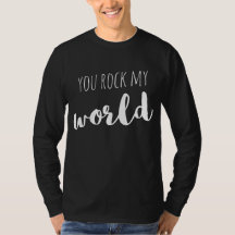 Você Balança Meu Mundo Camiseta de Citações Frases